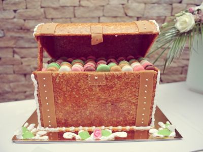 coffre avec macarons